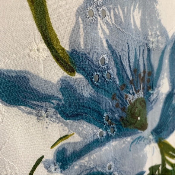 per una 100% cotton summer dress with matching sash/scarf size 8 - Picture 14 of 14